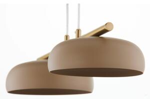 Висящ полилей на кабел OLAF 2xGX53/12W/230V бежов/златист
