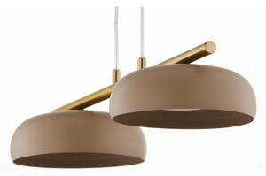 Висящ полилей на кабел OLAF 2xGX53/12W/230V бежов/златист