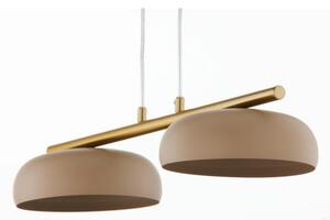 Висящ полилей на кабел OLAF 2xGX53/12W/230V бежов/златист