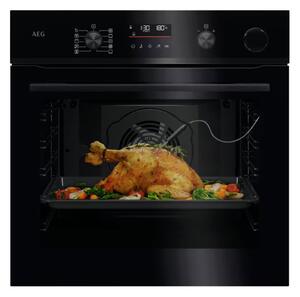 Фурна за вграждане AEG NBR6P531SB, клас A++, 72л. обем, пиролитично почистване, SteamCrisp, черна