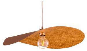 Висяща лампа на кабел LEAF 1xE27/15W/230V кафява/медна