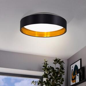 Eglo 55267 - LED таванно осветително тяло MASERLO LED/16W/230V Ø 40,5 см черно/медно