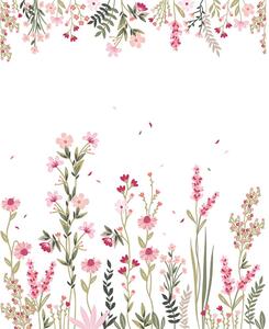 Детски тапет 200 cm x 248 cm A Field Of Flowers - Lilipinso