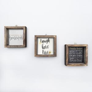 Табела 15x15 cm Mottos – Evila Originals