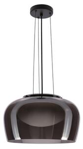 Полилей с кабелно окачване INSIEME 1xGX53/10W/230V, диаметър 38 см, димчато черен