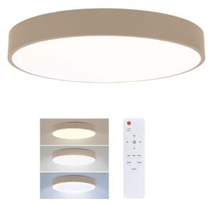 Brilagi - Димируемо LED таванно осветително тяло POOL LED/36W/230V, диаметър 30 см, бежово + дистанционно управление