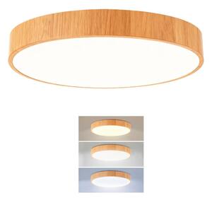 Brilagi - LED таванно осветително тяло POOL LED/48W/230V 3000/4000/6000K, диаметър 40 см, дървесен декор