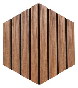Комплект декоративен панел atmosphera Colva, MDF, 30x26 cm, 3 бр - Тъмно дърво