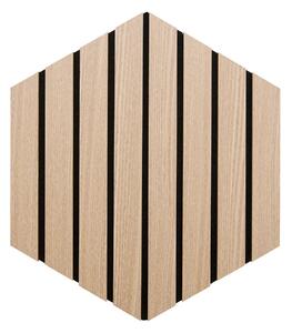Комплект декоративен панел atmosphera Colva, MDF, 30x26 cm, 3 бр - Светло дърво