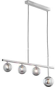 Jupiter 1902 - Полилей на кабел NEPTUN 4xG9/14W/230V матов хром/опушено сиво