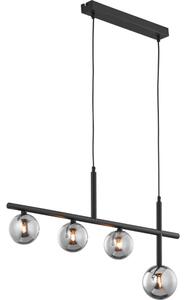 Jupiter 1908 - Полилей на кабел NEPTUN 4xG9/14W/230V черен/димно сив