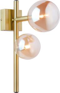 Jupiter 1900 - Стенно осветително тяло NEPTUN 2xG9/14W/230V златисто/опушено бежово