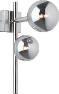 Jupiter 1903 - Стенно осветително тяло NEPTUN 2xG9/14W/230V матов хром/пушечно сиво