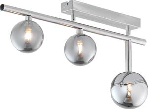 Jupiter 1901 - Плафонен полилей NEPTUN 3xG9/14W/230V матов хром/димно сиво