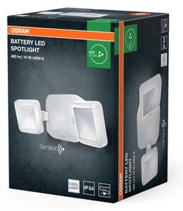 Osram - LED външен стенен прожектор със сензор BATTERY 2xLED/5W/4xD IP54