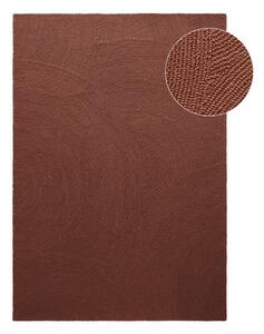 Ръчно изработен вълнен килим в тухлен цвят 120x180 cm Calmio – Hanse Home