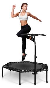 KLARFIT Jumpanatic Pro, фитнес батут, 50 / / 127 см Ø, дръжка, черен