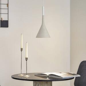 Foscarini Aplomb висящо осветително тяло GU10 от бетон в бяло