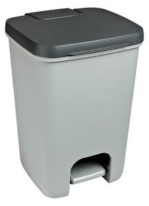 Сиво пластмасово кошче за боклук с педал 20 l Essentials – Curver