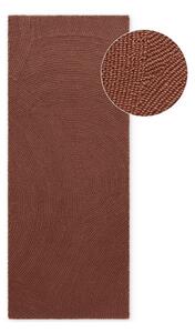 Ръчно изработена вълнена пътека в тухлен цвят 80x200 cm Calmio – Hanse Home