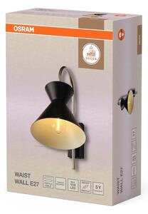 Osram - Настенна лампа DECOR WAIST 1xE27/40W/230V черна