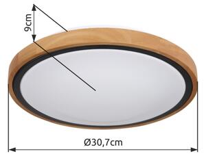 Globo 41764-12 - LED Плафон BRUNO LED/12W/230V 307 мм 3000/4500/6000K