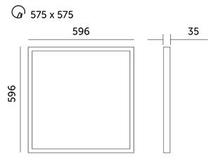 LED панел за окачен таван LED/40W/230V 4000K 60x60 см