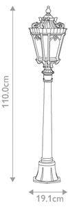 Kichler KL-TOURNAI4-M - Външна лампа TOURNAI 1xE27/60W/230V IP44 бронзова