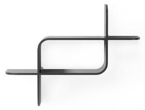 Черна етажерка от каучуково дърво 62 cm Montage - Umbra