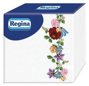 Regina Салфетки Flowers Kalocs, еднопластови, 33 х 33 cm, 45 броя