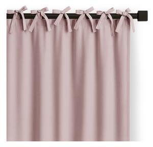Сиво-розово затъмняващо перде 140x250 cm Carli Tie – Restilo