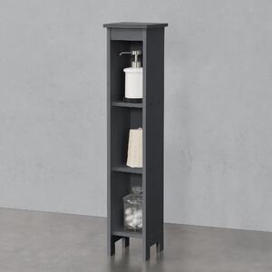 Floor Standing Shelf 80x17x17cm Bräcke Dark Grey