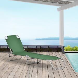 Sun lounger Carcao Dark Green