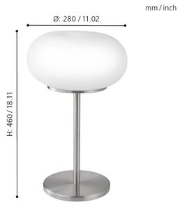 EGLO 86816 - Настолна лампа OPTICA 2xE27/60W