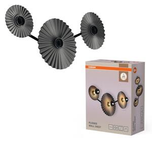 Osram - Стенно осветително тяло PLISSEE 3xE27/15W/230V антрацит
