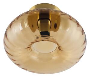Osram - Плафон GOLD GLASS 1xE27/12W/230V Ø 28 cm златист/опушен