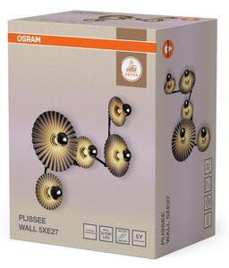 Osram - стенен аплик PLISSEE 5xE27/15W/230V антрацит