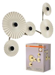 Osram - Настенно осветително тяло PLISSEE 5xE27/15W/230V кремаво