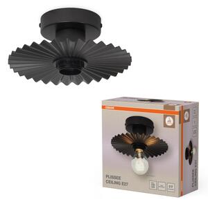Osram - Плафон PLISSEE 1xE27/15W/230V Ø 20 см антрацит