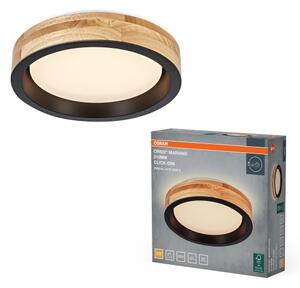 Osram -LED Димируемо таванно осветително тяло MARIANO LED/16W/230V Ø 31 см дъб/черно