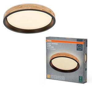 Osram -LED Димируемо таванно осветително тяло MARIANO LED/36W/230V диаметър 51 см дъб/черен