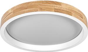 Osram - LED димируемо таванно осветително тяло MARIANO LED/24W/230V Ø 41 см дъб/бял