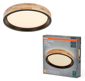 Osram -LED Димируемо таванно осветително тяло MARIANO LED/24W/230V Ø 41 см дъб/черен