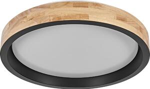 Osram -LED Димируемо таванно осветително тяло MARIANO LED/24W/230V Ø 41 см дъб/черен