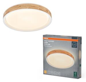 Osram -LED Димируемо таванно осветително тяло MARIANO LED/36W/230V Ø 51 cm дъб/бял