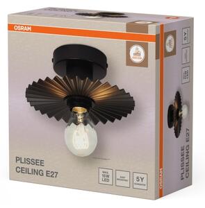 Osram - Плафон PLISSEE 1xE27/15W/230V Ø 20 см антрацит