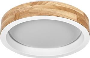 Osram -LED Димируемо таванно осветително тяло MARIANO LED/16W/230V Ø 31 cm дъб/бял