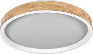 Osram -LED Димируемо таванно осветително тяло MARIANO LED/36W/230V Ø 51 cm дъб/бял
