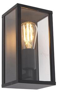 Смарт стенна лампа черна 26 см IP44 вкл. WiFi ST64 - Charlois