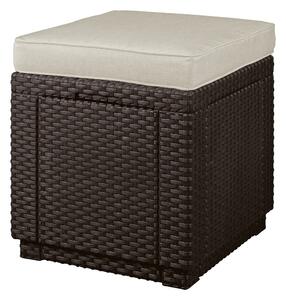 Тъмнокафява градинска табуретка Cube – Keter